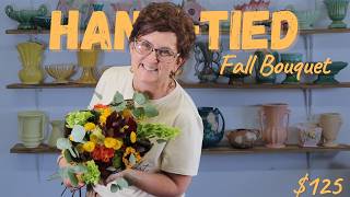 $125 DIY Fall Bouquet | Hand-Tied Florals for Autumn🍂🍁