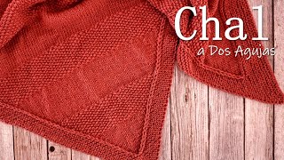 Chal 3 Puntos A Dos Agujas Fácil, Paso A Paso Y Te Encantará