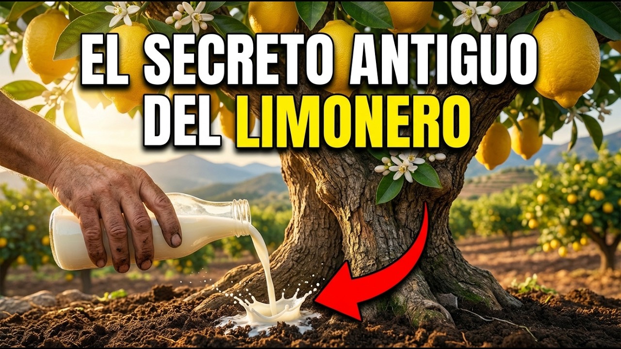 Puse Esto en el Árbol de Limón y en 50 Días Produjo Como Nunca