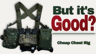 This should suck.... 8Fields Budget Chest Rig Setup