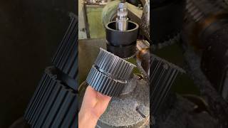 T10 Triger Dişli İmalatı | Siyah Delrin ⚙️ #dişli #makina #sanayi #üretim #imalat #machining