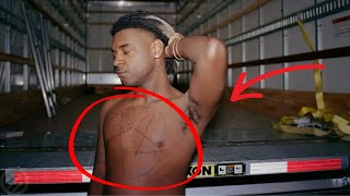 @kencarson  Proved He Sucked Playboi Carti SHMEAT with this Corny Satanic Tattoo