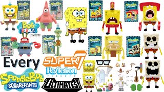 **see newer video* Every Super7 Ultimates and ReAction Figures Spongebob Squarepants comparison List