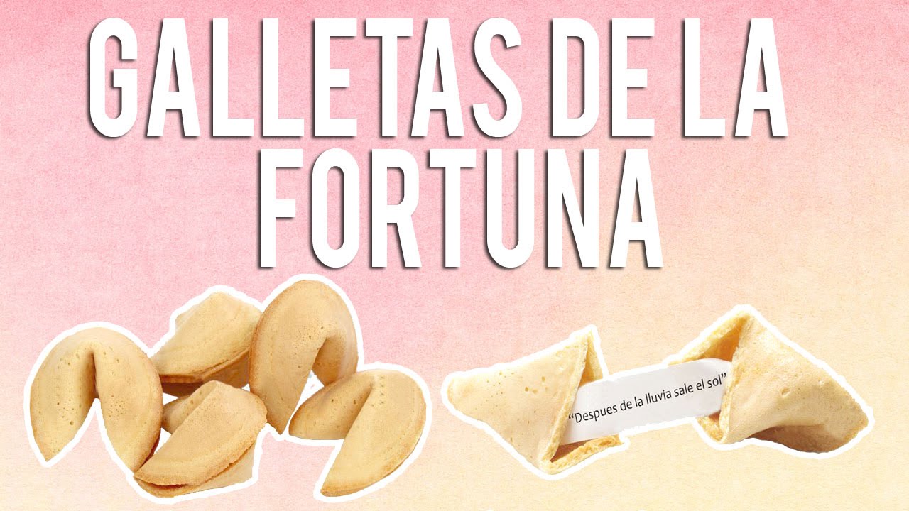 Descubrir 66+ imagen receta galletas de la fortuna sin horno