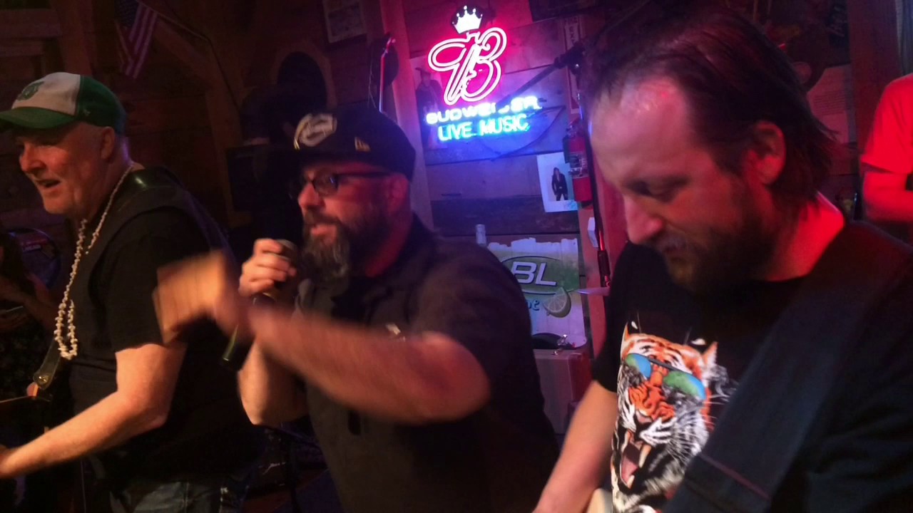 Bentley's Saloon the Bentley's Angels join the Big moose Harley Band for an old school rap mash up