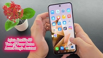 Infinix Note50x 5G Turn off Power Button Launch Google Assistant