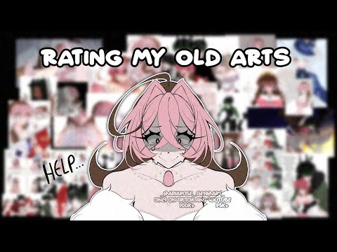 RATING MY OLD ARTS! || Do not trace or repost || part 1? || Random vid || _MariaRose._.Genmary_