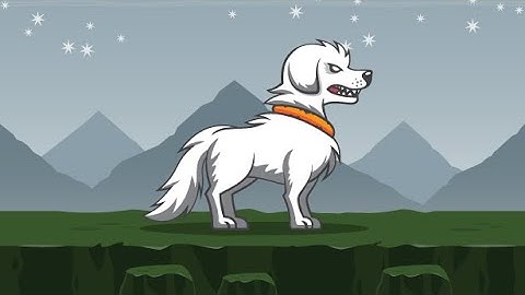 SNOW DOG COMPANION - GAME CHARACTER SPRITES FOR GAME DEVELOPERS