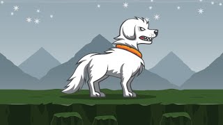 Snow Dog Companion - Game Character Sprites For Game Developers