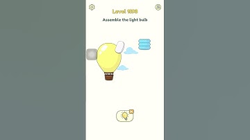 Dop 2 (Delete One Part) Level 1593 | Assemble the light bulb | walkthrough solutions @mayank_fr