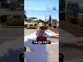 He Tapped a Car's Mirror But The Driver's Reaction Was Priceless