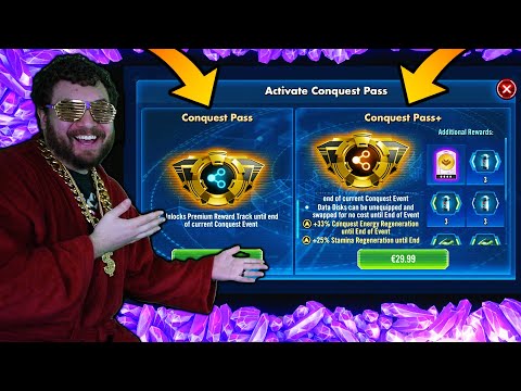 Is the Conquest Pass Worth It? New Daily Login Calendars + GET OMICRONS NOW! Galaxy of Heroes