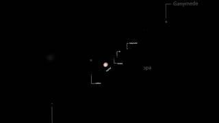 Jupiter and Its Four Moons Through My Telescope 🔭✨