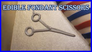 Edible Fondant Scissors Diy How To Cakes