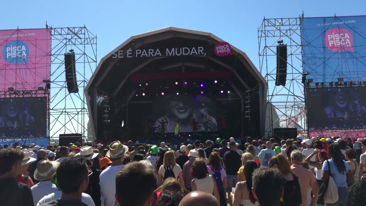 Rebeca ao vivo fedta do Continente