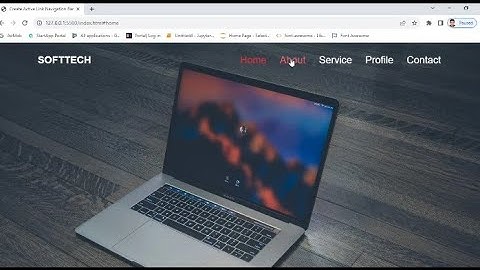 Create an Active Nav Link on Scroll using HTML and CSS