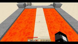 [Minecraft] Timed Piston Drawbridge