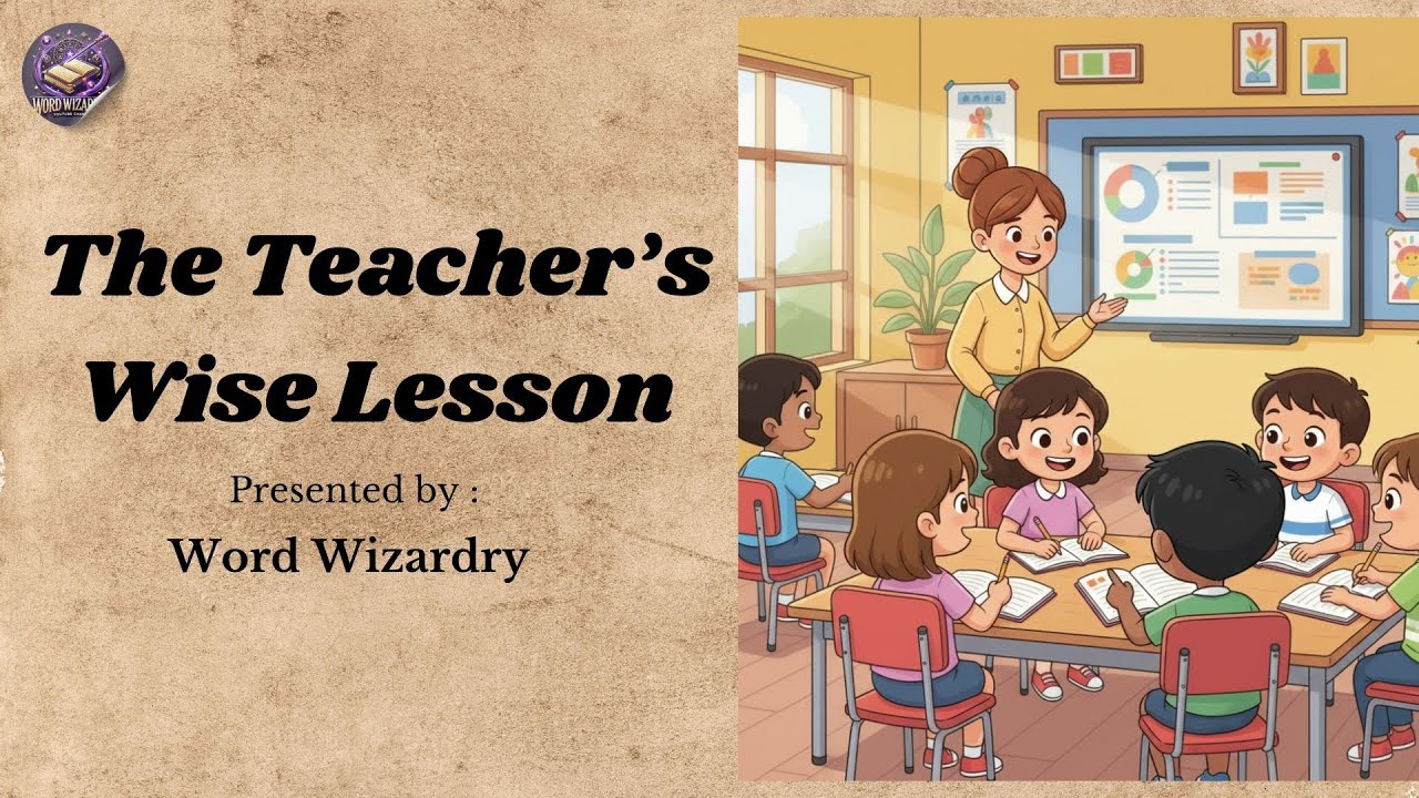 The Teacher’s Wise Lesson | A Story About Sharing and Humility | Word Wizardry