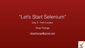 Selenium Day 4 - CSS Selector Locator