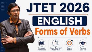 JTET ENGLISH 2026 || (MCQ+Tips)Forms of Verbs || Day - 1 | SB Exam