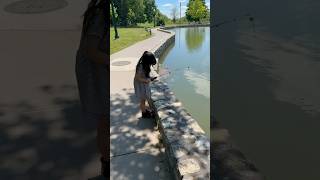 Learning how to Fish. #fishing #kids #fun #fyp #trending #viral