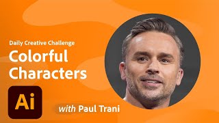 Adobe Illustrator Daily Creative Challenge - Colorful Characters | Adobe Creative Cloud screenshot 3