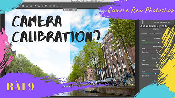 Hướng dẫn Chỉnh Ảnh Với Tab Camera Calibration Camera Raw | Bài 9 | Photoshop dành cho Nhiếp ảnh