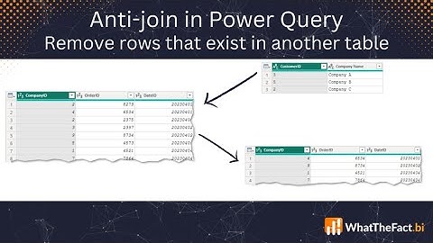 How to use an Anti-Join (Not-In-Join) for data cleansing in Power BI
