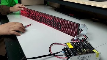 Tutorial Perakitan Runningteks Indoor P4.75