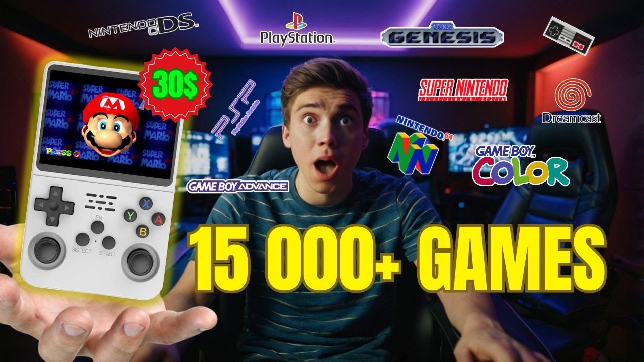 TOP 10 Games on this 30$ Gaming Console | R36S TOP 10 Games Compilation 2025