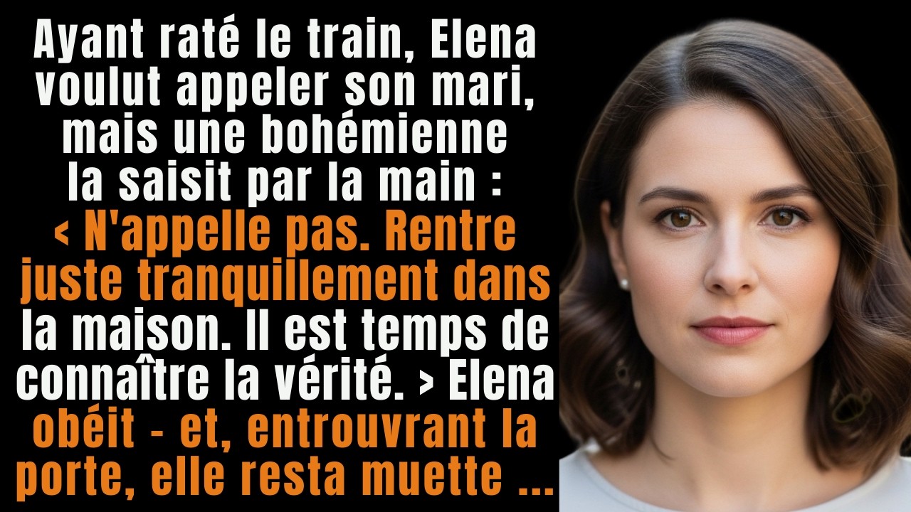 Ayant raté le train, Elena voulut appeler son mari, mais une bohémienne dit ： « Ne l’appelle pa