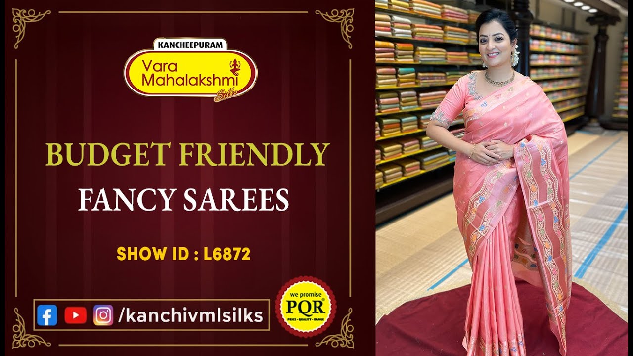 Budget Friendly Fancy Sarees Collection | Kancheepuram Varamahalakshmi Silks LIVE