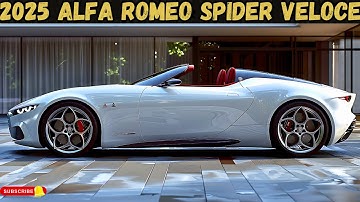 FIRST LOOK | 2025 Alfa Romeo Spider Veloce - Is This the Best Convertible Ever?