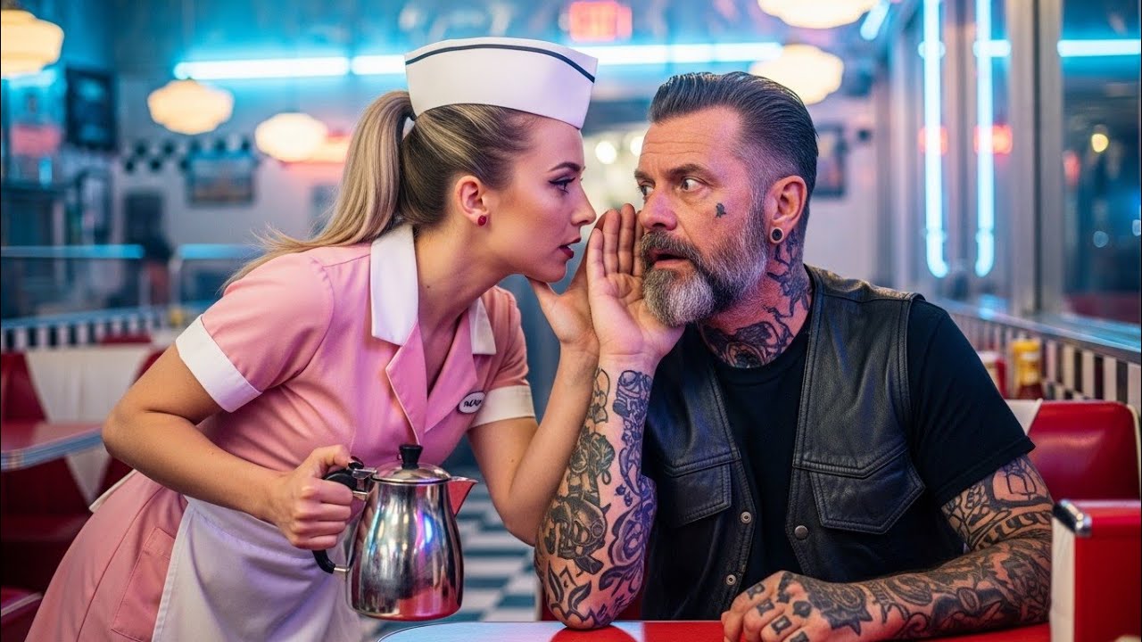 Poor Waitress Whispered to a Hells Angel — What He Did Next Left Everyone Speechless