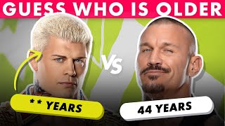 YOU WON'T BELIEVE THEIR AGES! 😲 GUESS THE OLDER WWE WRESTLER STAR! 👴 WWE QUIZ 👀 screenshot 3