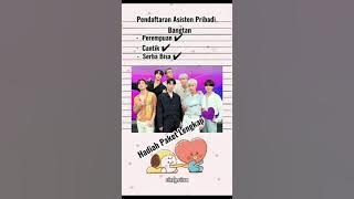 Nuna jadi asisten pribadi BTS ( Cindy Halu )