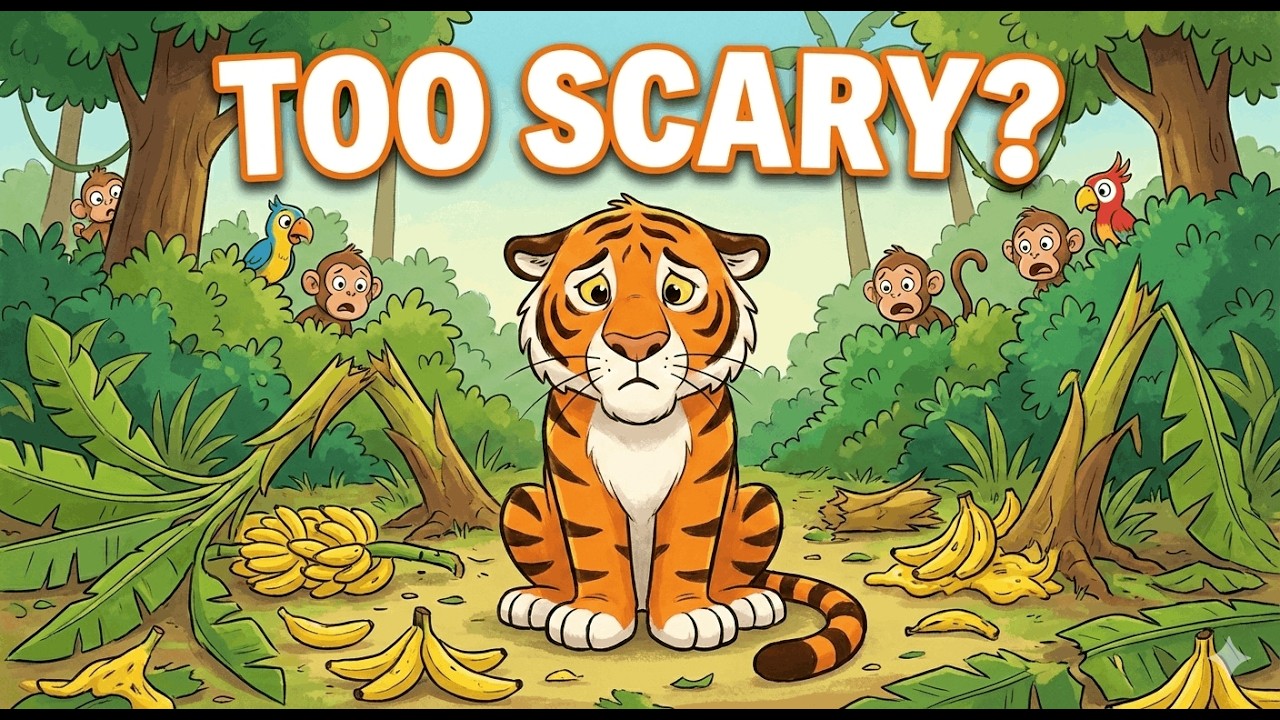 The Tiger Who Practiced Kindness | The Tiger Who Was Too Scary 🐯😱 A Story About Making Friends