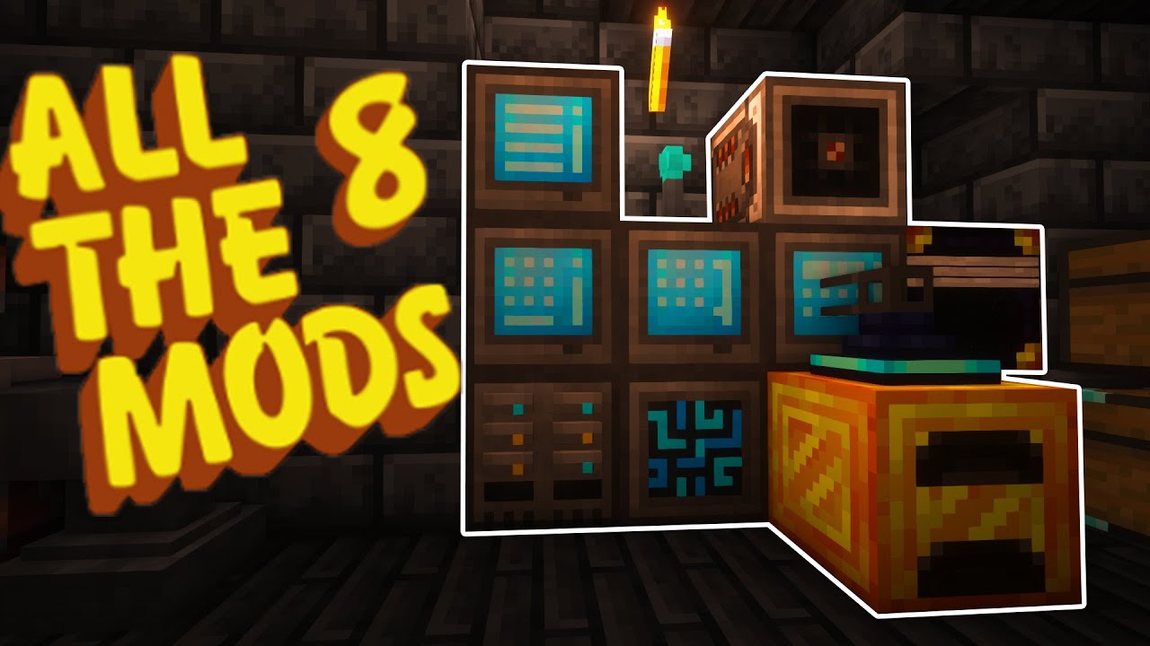 Refining my Storage with Auto Crafting | All The Mods 8 SMP Ep. 6 - YouTube