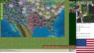 Power Grid - BSW 2-Player Game (USA Green-Red-Aqua, funkdoc vs. teokop)