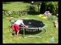 Montage d'un trampoline