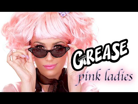 GREASE PINK LADIES | FRENCHIE | QUICK HALLOWEEN MAKEUP TUTORIAL | Victoria Lyn