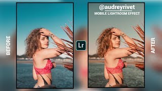 How to Edit like @audreyrivet - Lightroom Mobile Tutorial screenshot 4