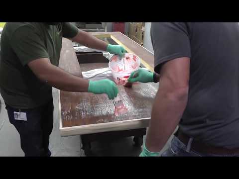 Refinishing FRP Wood Grain Doors - video from Special-Lite