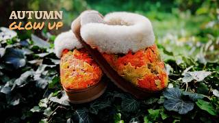 Turning Old UGG Slippers into Cosy Autumn Slippers 🍂