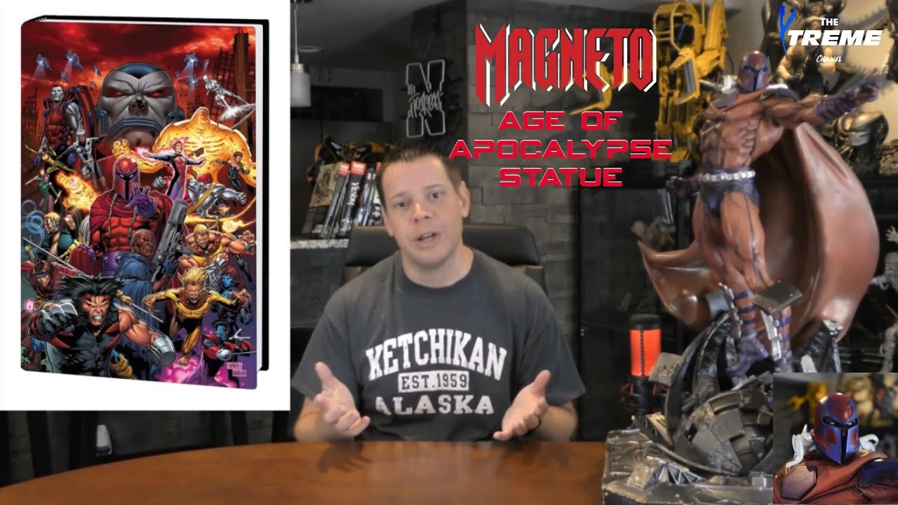 Did they make this Magneto statue black?  Review of Custom Age of Apocalypse Magneto Collectible