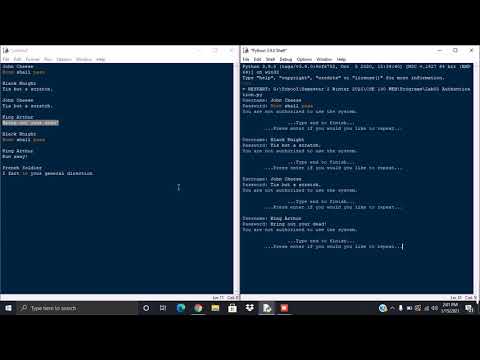 Lab 02 Authentication Program