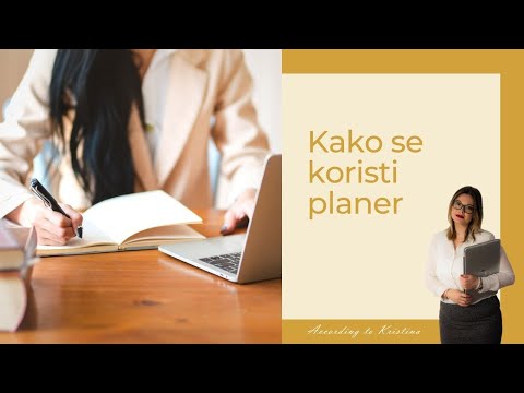 Video: Šta je Planer i vrste planera?