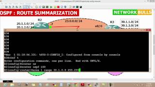 Route Summarization in OSPF using Cisco Routers