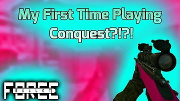 My First Time EVER Playing Conquest in Bullet Force?!??!?!