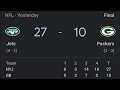 New York Jets at Green Bay Packers Full Game Analysis and Complete Game Insight